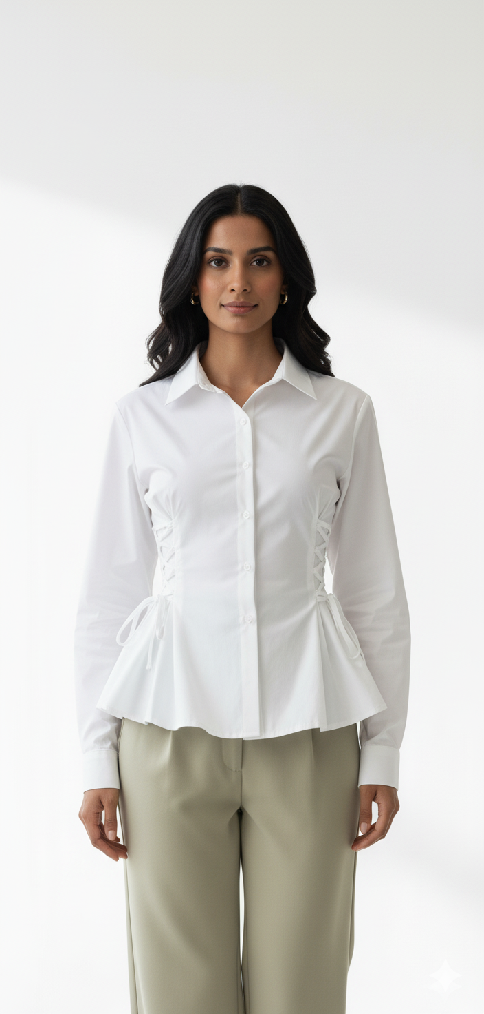 Peplum Fitted Shirt