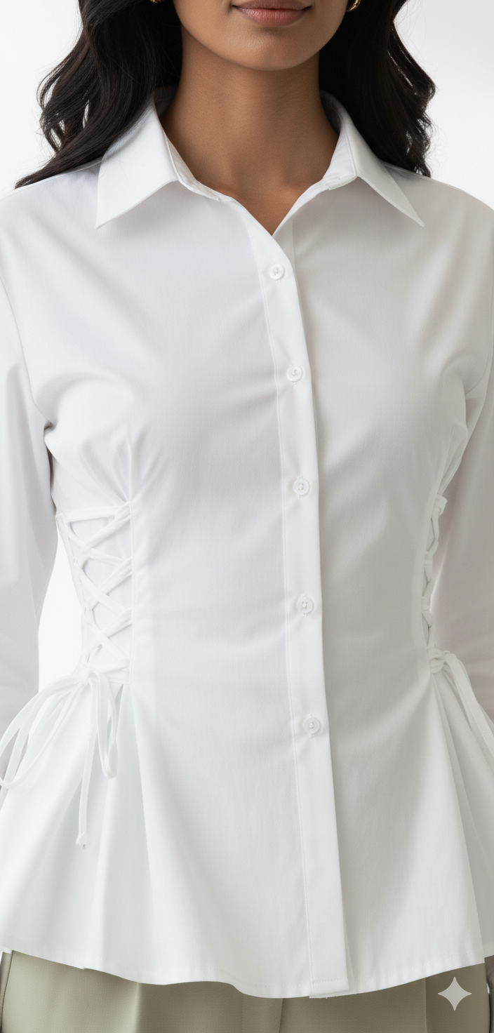 Peplum Fitted Shirt