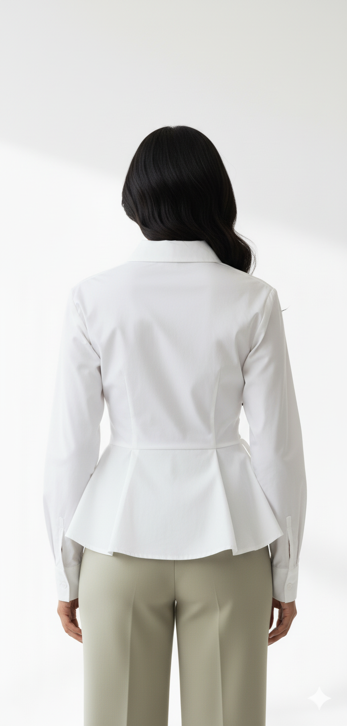 Peplum Fitted Shirt