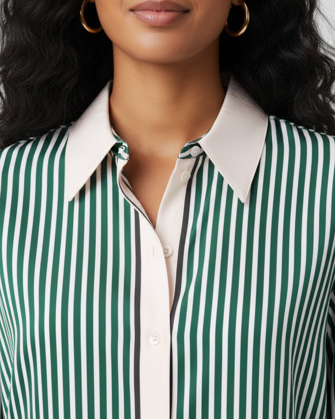 Green Stripes Shirt
