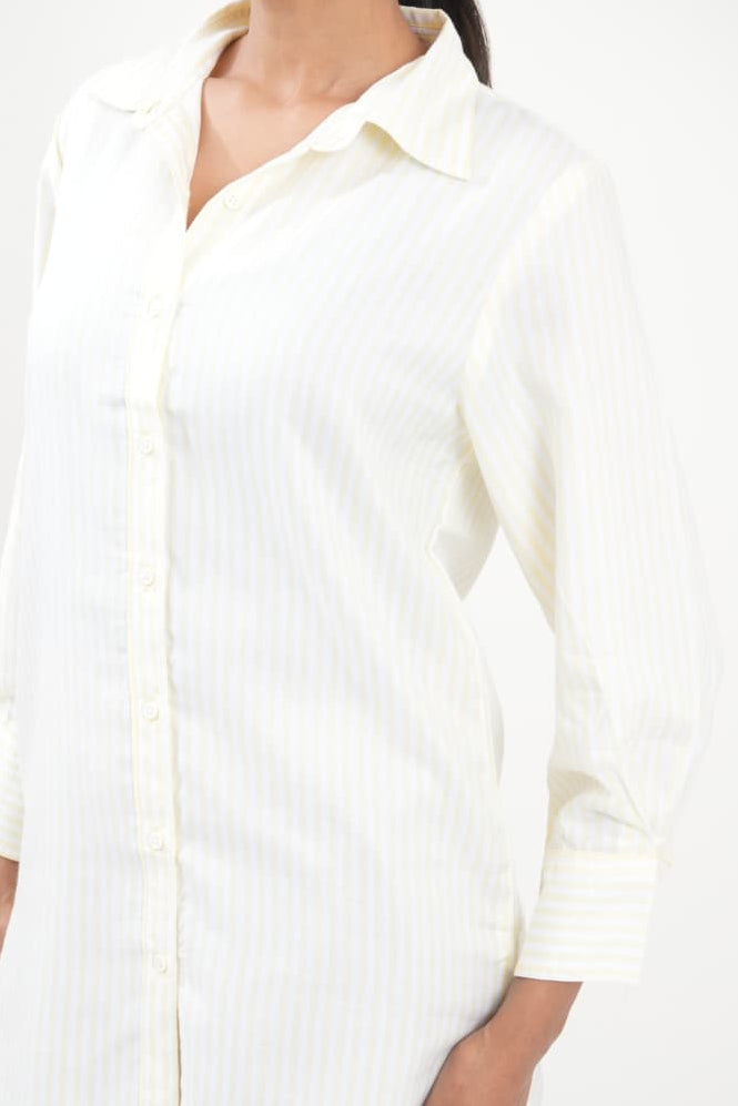 Lyocell Fluid Striped Shirt