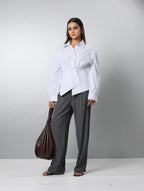 Striped Overlap Shirt